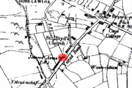 Joiners Arms OS map 1901